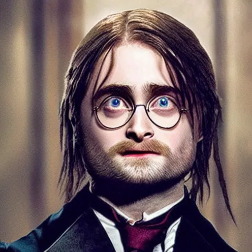 Prompt: daniel radcliffe as albus dumbledore