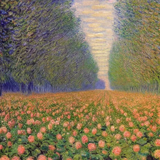 Image similar to A beautiful photograph. It has no visible auditory organs, just eyes, human eyes, hundreds of them, in the ends of stalks that radiate from its body like some exotic fruit. dutch golden age, iStock by Claude Monet ecstatic