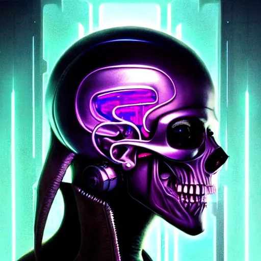 Prompt: portrait a cyberpunk synthwave skull covered in glass frosted plastic, ultra realistic, concept art, intricate details, eerie, frosted, highly detailed, photorealistic, octane render, 8 k, unreal engine. art by artgerm and greg rutkowski and charlie bowater and magali villeneuve and alphonse mucha