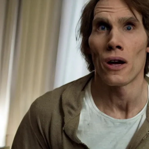 Image similar to Live Action Still of Jerma in The Exorcist, real life, hyperrealistic, ultra realistic, realistic, highly detailed, epic, HD quality, 8k resolution, body and headshot, film still