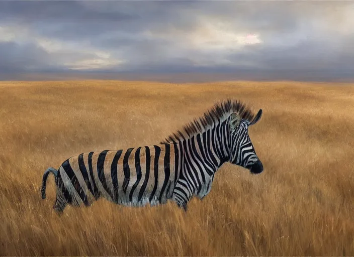 a photograph of a rainbow zebra, high resolution, 8 k