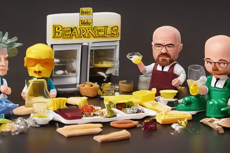 Image similar to breaking bad meal toys