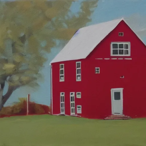 Image similar to a red house