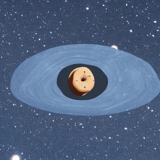 Image similar to earth planet with shape of donut