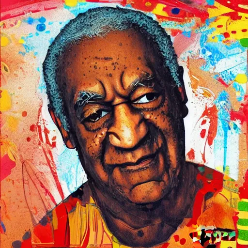 Prompt: bill cosby mixologist by jeffrey mann