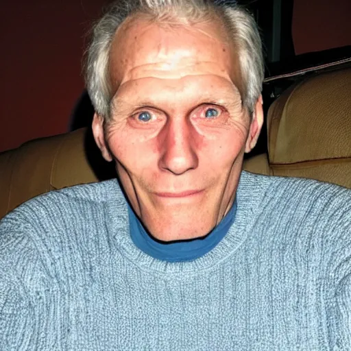 Image similar to A photograph of middle-aged Jerma985 in his fifties who looks like Jerma985 wearing a sweater in the 2010s, Jerma985, looks like Jerma985, taken in the late 2010s, taken on a 2010s Camera, realistic, hyperrealistic, very realistic, highly detailed, very detailed, extremely detailed, detailed, digital art, trending on artstation, headshot and bodyshot