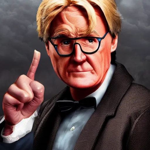 Image similar to action shot of ken barlow from coronation Street dressed as ken from Street fighter, ultra realistic, detailed, cinematic, concept art, digital art,