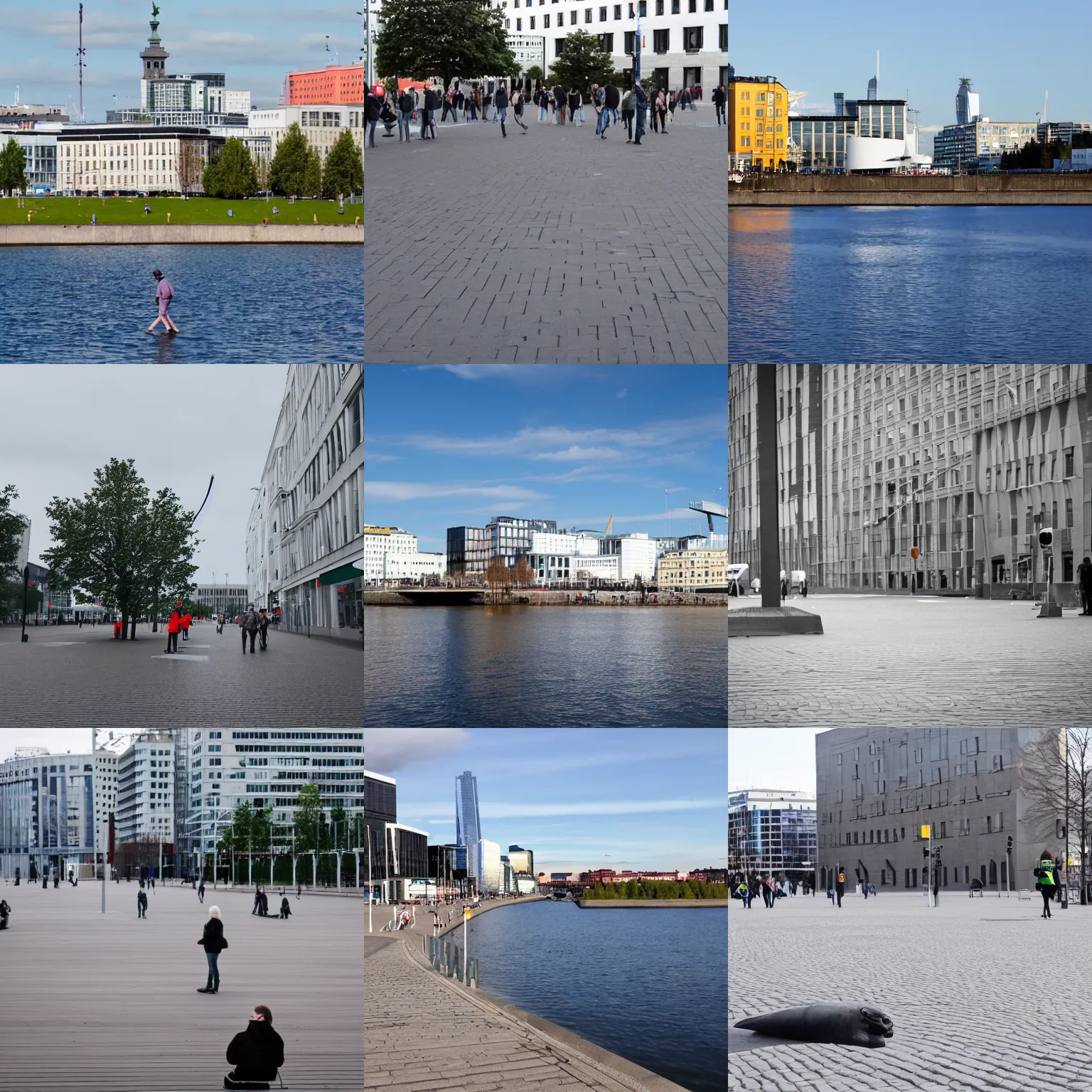 Prompt: minimal stroke Helsinki city