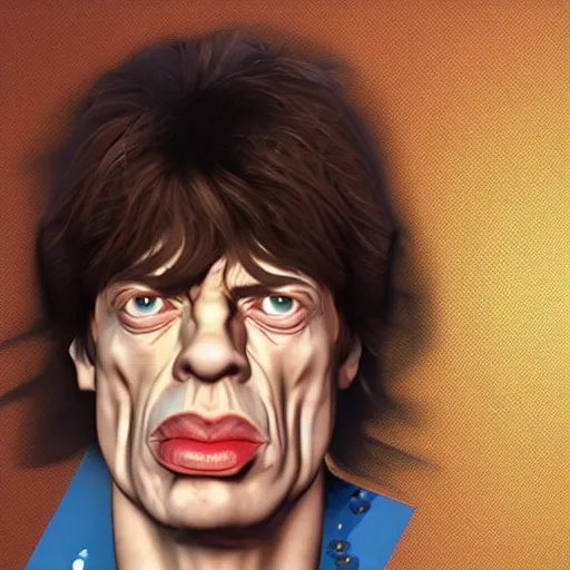 Prompt: A PS1 model of Mick Jagger