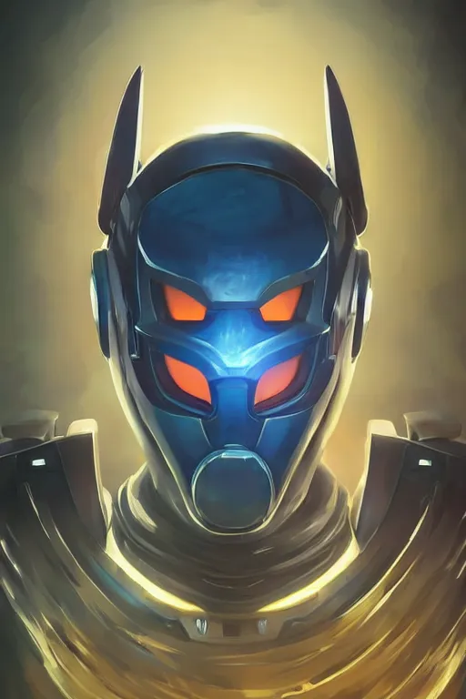 Image similar to epic mask helmet robot ninja portrait stylized as fornite style game design fanart by concept artist gervasio canda, behance hd by jesper ejsing, by rhads, makoto shinkai and lois van baarle, ilya kuvshinov, rossdraws global illumination radiating a glowing aura global illumination ray tracing hdr render in unreal engine 5