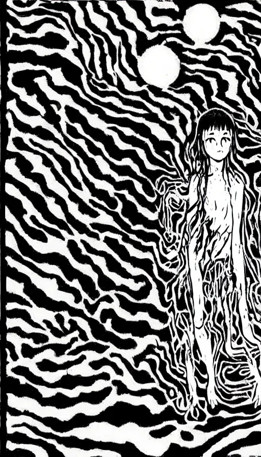 Prompt: junji ito depression