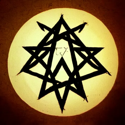Prompt: “a sigil to bring good to all that want it, occult, textbook, Kabbalah, magick”