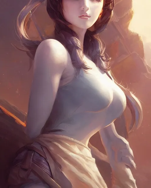 Image similar to beautiful female cleric by Stanley Artgerm Lau, WLOP, Rossdraws, frank frazetta, Andrei Riabovitchev, Marc Simonetti, tranding on artstation