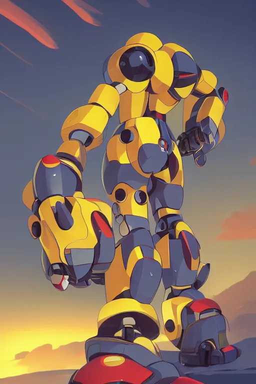 Image similar to metabots medabots medarotto medarot robot minimalist comics, behance hd by jesper ejsing, by rhads, makoto shinkai and lois van baarle, ilya kuvshinov, rossdraws global illumination ray tracing hdr radiating a glowing aura