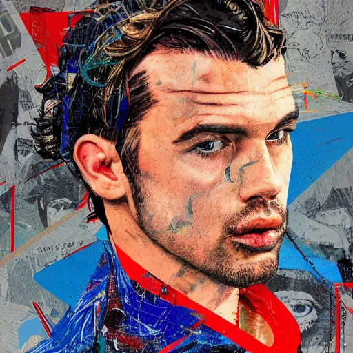 Image similar to Billy Butcher from The Boys (TV series), portrait, by Derek Gores, Trending on ArtStation