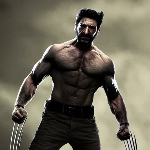 Image similar to Joe bernthal as wolverine 4K quality Super Realistic