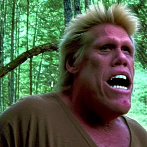 Image similar to gary busey as bigfoot