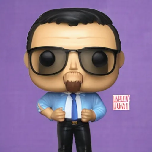 Image similar to A funko pop of president Pedro Sánchez