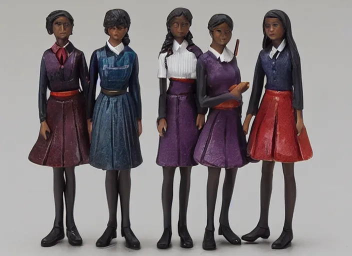 Image similar to Image on the store website, eBay, Full body, 80mm resin figure of Traditional women\'s school students