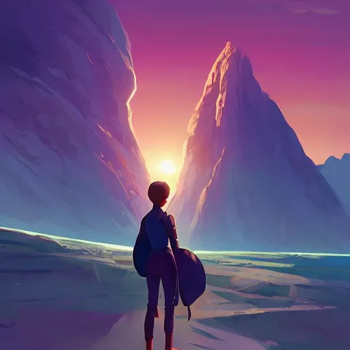 Image similar to hero world the day the earth stood still 1 9 5 1, behance hd by jesper ejsing, by rhads, makoto shinkai and lois van baarle, ilya kuvshinov, rossdraws global illumination