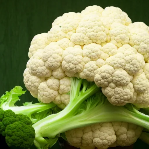 Image similar to head of cauliflower shaped like head of john c. reilly