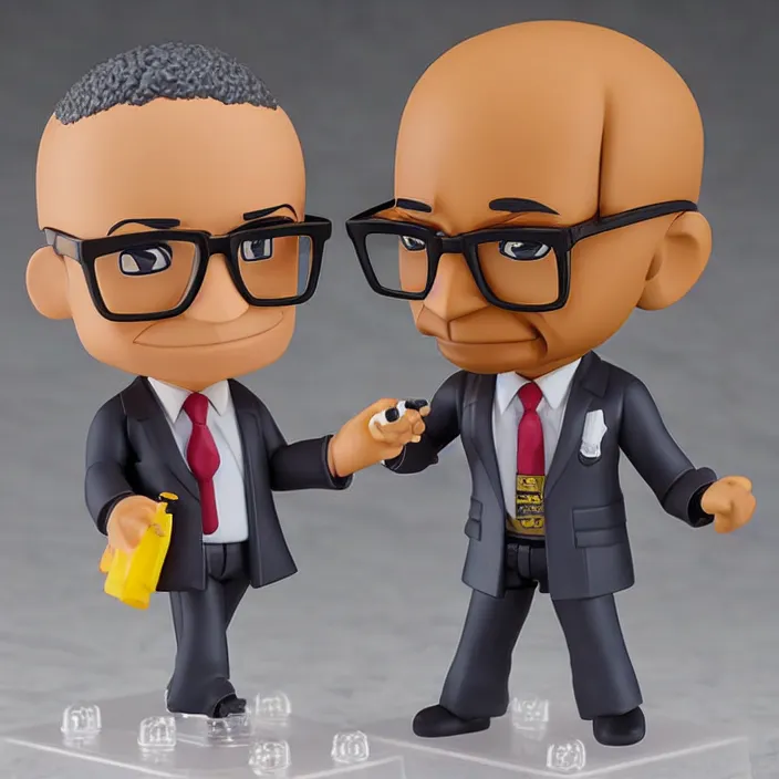 Image similar to Gus Fring, An anime Nendoroid of Gus Fring, figurine, detailed product photo