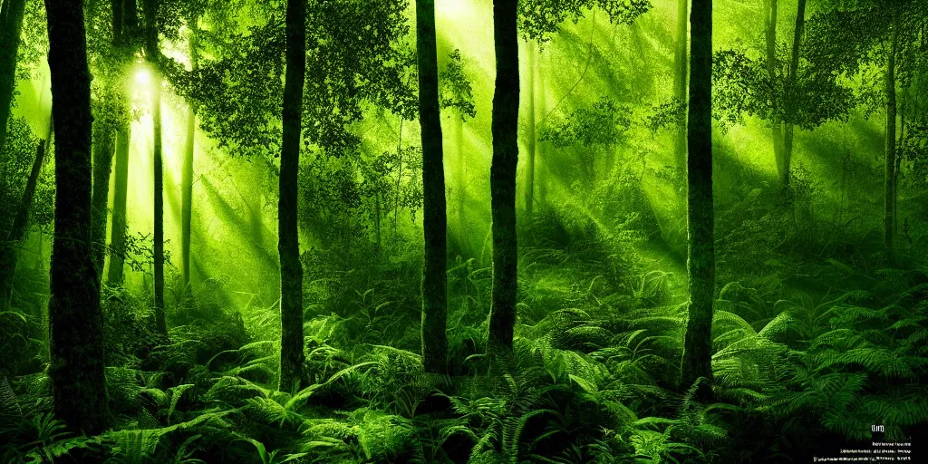 Image similar to lush forest, dense vegetation, against light, bright details, contrasting, daylight, highly detailed, by dieter rams, national geographic magazine, reportage photo, natural colors