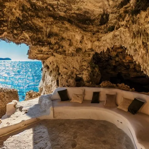 Image similar to greek island cave airbnb most popular