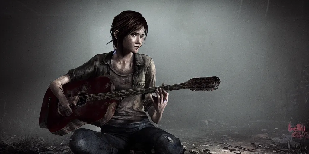 Oficina Steam::The Last of Us: Part II • Ellie [Guitar Solo] RU [Animated  Background]