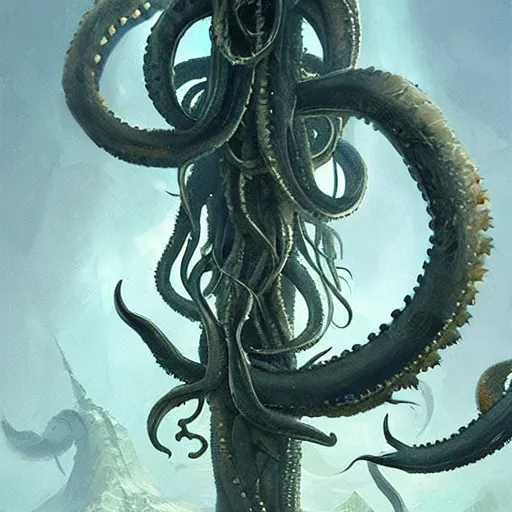 Prompt: kraken, hard focus, art station, by jessica rossier and hr giger