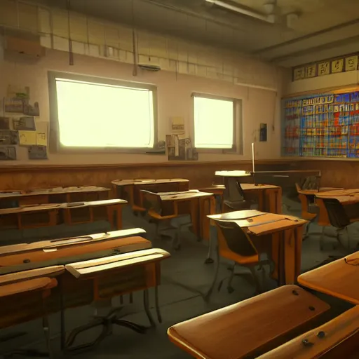 HD Classroom Background - Graphic Design