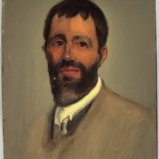 Image similar to portrait of a man, his name is geoffrey