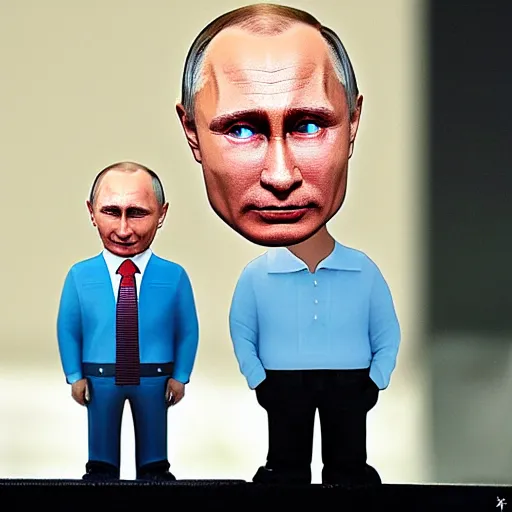 Image similar to Vladimir putin as a minion, highly detailed