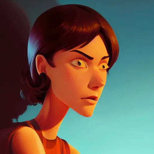 Image similar to face icon stylized minimalist pulp fiction, loftis, cory behance hd by jesper ejsing, by rhads, makoto shinkai and lois van baarle, ilya kuvshinov, rossdraws global illumination