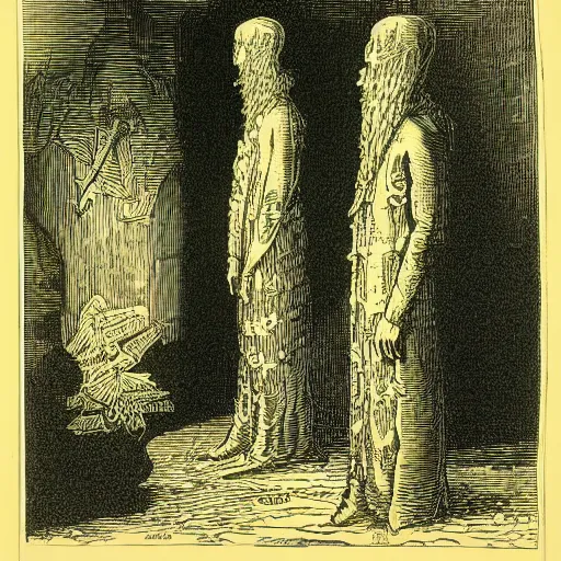 Image similar to beautiful woodcut illustration, scientifically accurate color plate from the book “ various bacteriophages ” published in 1 8 6 2 by gustave dore