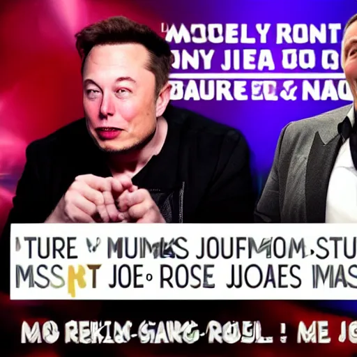 Prompt: elon musk rejecting weed offered to him on the joe rogan experience,