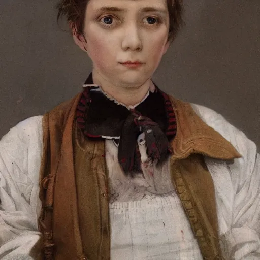 Image similar to clowncore pastel punk young hospital nurse wearing stylish uniform. detailed, portrait, 8 k, artwork by jean - baptiste monge