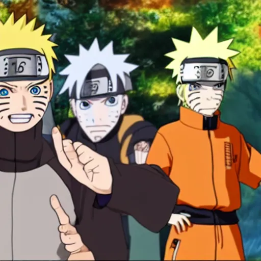 Prompt: naruto teaches boruto how to fight