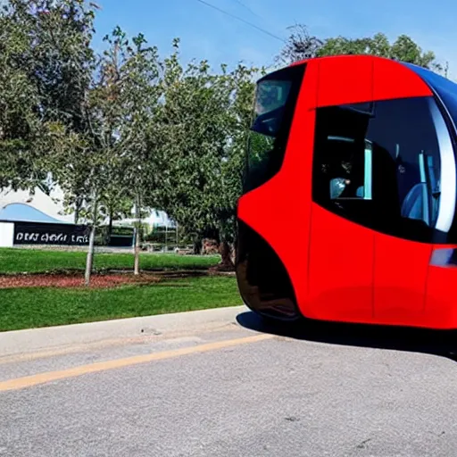 Image similar to tesla bus