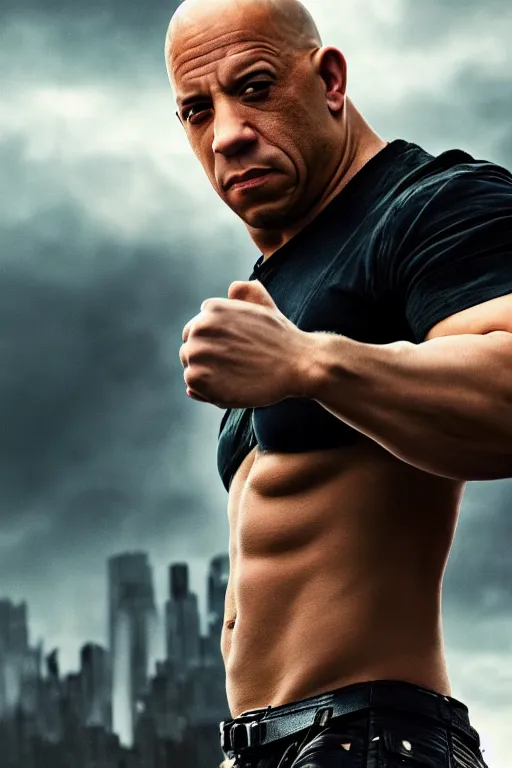 Prompt: vincent vin diesel doing a true art, this is art, epic composition, hyper detailed, ultra realistic, sharp focus, octane render, pinterest trending, sense of awe, 4 k