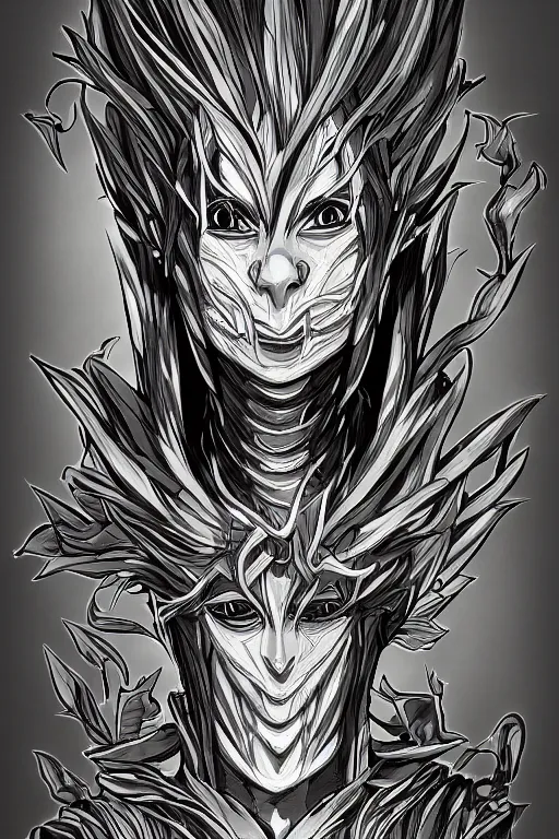 Prompt: cabbage humanoid anime villain, symmetrical, highly detailed, digital art, sharp focus, trending on art station, anime art style