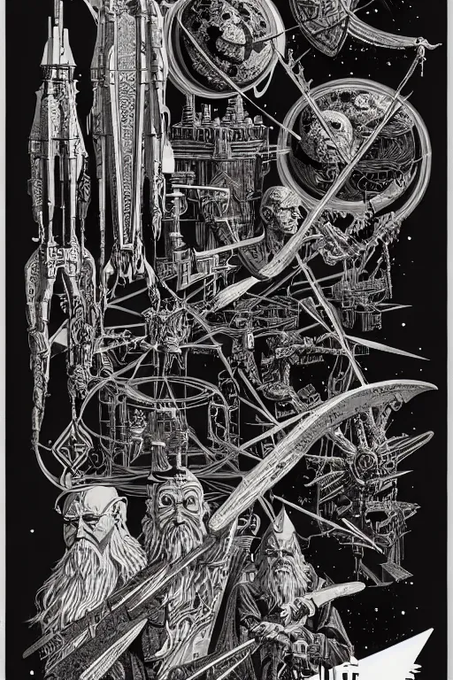 Image similar to ancient wizards laboratory, high details, intricately detailed, by vincent di fate, inking, 3 color screen print, masterpiece, trending on artstation,, sharp, details, hyper - detailed, hd, 4 k, 8 k