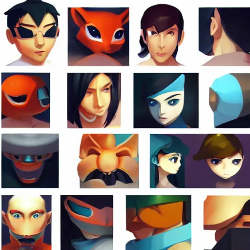 Prompt: face icon stylized minimalist nintendo 3 ds, loftis, cory behance hd by jesper ejsing, by rhads, makoto shinkai and lois van baarle, ilya kuvshinov, rossdraws global illumination