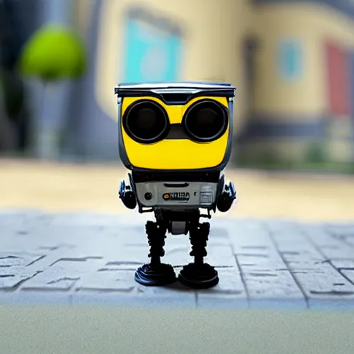 Image similar to Wall-E Funko Pop with package