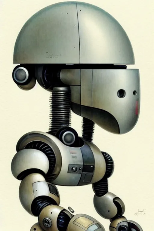 Image similar to (((((2050s Dieter Rams robot . muted colors.))))) by Jean-Baptiste Monge !!!!!!!!!!!!!!!!!!!!!!!!!!!