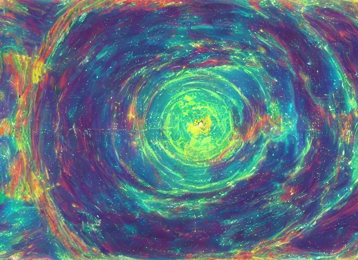 Image similar to hyperspace realm, galactic nebula, highly detailed surrealist art