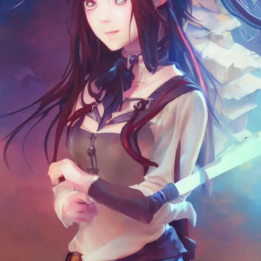 Image similar to isekai masterpiece by mandy jurgens, irina french, rachel walpole, ross tran, illya kuvshinov, waterhouse, and alyn spiller of an anime elf girl