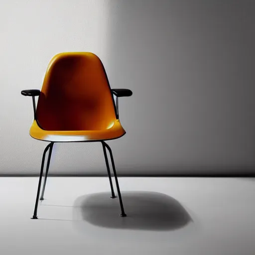 Image similar to an armchair by eames, designed in the style of the PlayStation 5