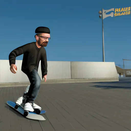 eminem in skate 3, xbox, gameplay, graphics,, Stable Diffusion