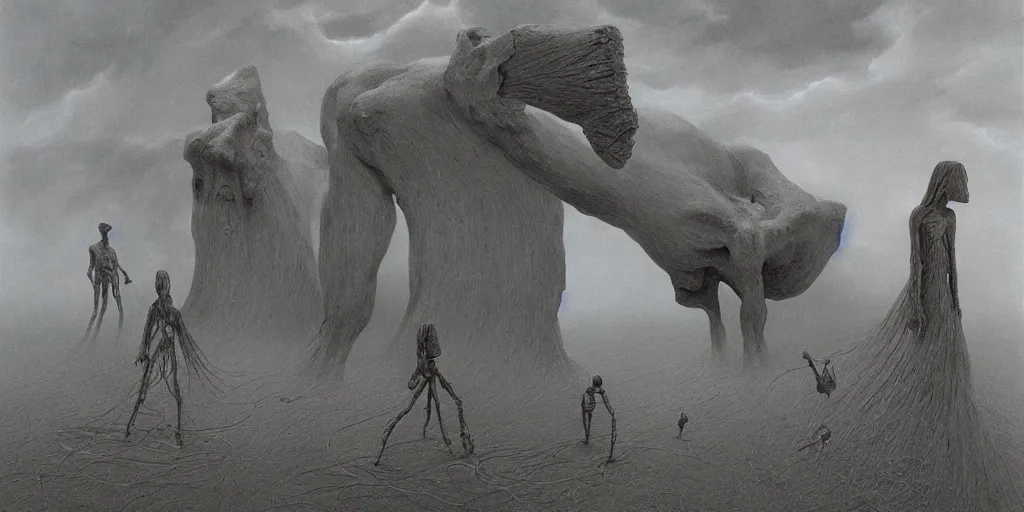 Image similar to toy story, zdzisław beksinski